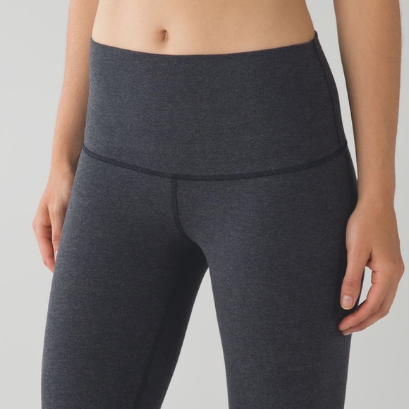 Lululemon Cotton Wunder Under Pants Leggings Gray - Picture 10 of 16